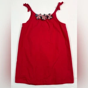 Gymboree Kleinkind Mädchen rot 4. Juli Band Stern patriotisch Etuikleid 4T - Bild 1 von 7