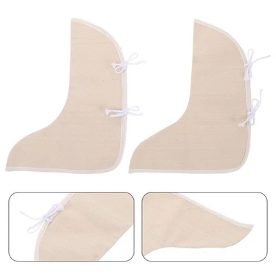  4 pares de cubiertas protectoras para zapatos de soldador polainas de soldadura aisladas para la seguridad de los pies Foto 1 de 4