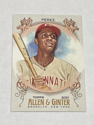 2021 Topps Allen & Ginter Baseball #323 - Tony Pérez - Cincinnati Reds - Image 1 of 2