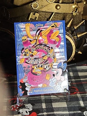 Disney Antología Panini Plutos Suéter Espejo Holo Tarjeta /50 #84 Foto 1 de 4