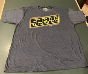 Star Wars The Empire Strikes Back Distressed Herren XL Blau T Gebraucht - Bild 1 von 8