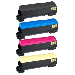 Set toner 4PK BK/C/M/Y per Kyocera TK592 TK-592 FS-C2026 C2126 C2526 C5250 - Foto 1 di 1