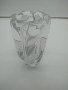 Orrefors Schweden Kristall VASE WASSERFALL TORNADO VASE 8 ZOLL - Bild 1 von 6