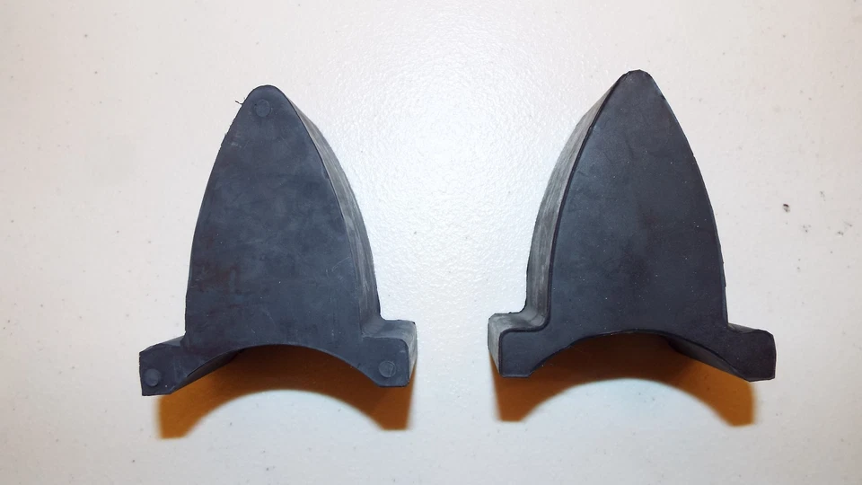 1955 1956 1957 Chevrolet Chevy Belair Lower REAR AXLE LOWER RUBBER BUMPERS  - Image 1 of 1