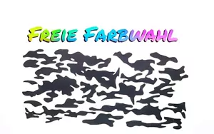 1 Aufkleber 60x30cm Dekor Fenster Sticker Möbel Dekorfolie Auto Camouflage M 3 - Bild 1 von 4