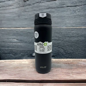 Ello Cooper Vacuum Insulated Stainless Steel Water Bottle Black 22 oz - Picture 1 of 4