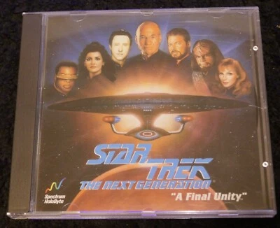 STAR TREK THE NEXT GENERATION FINAL UNITY PC CD-ROM/1995/Jewel Case - Image 1 of 3