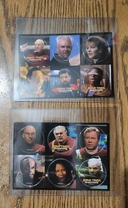 Star Trek Generations Unpunched Pog / Space Cap Sheets Two Different Pog Sheets - Picture 1 of 1