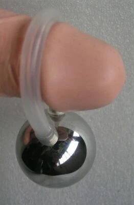 Extensor de alargamiento de pene con bola de 6 oz (S) Foto 1 de 4