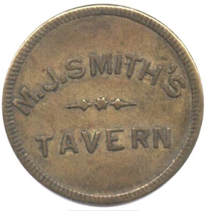 M. J. SMITH'S TAVERN GUT FÜR 25c IM HANDEL * NICHT IM RIESIGEN ONLINE KATALOG * SELTEN ? - Bild 1 von 2