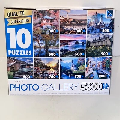 2016 Sure-Lox 10 Different Outdoor Landscape Photo Gallery Puzzles 5600 pieces - Image 1 of 4