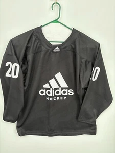 Adidas Hockey Trikot Herren schwarz, seltenes Muster, Gr. 56, Sublimation, #20, NEU - Bild 1 von 6