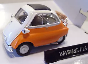 CARARAMA 4-12370 BMW Isetta 250 Bubble Car Orange 1/43 Scale New Boxed T48 Post - Picture 1 of 5