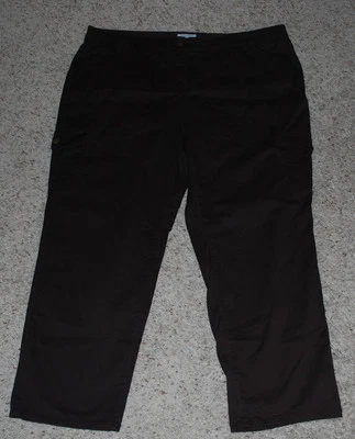Womens Plus Pants Size 18 W Charter Club Pant Shop Woman Brown Pockets Stretch - Image 1 of 2