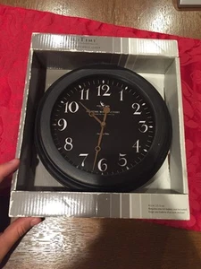 FirsTime Manufactory 25631 Black Onyx Wall Clock - Picture 1 of 3
