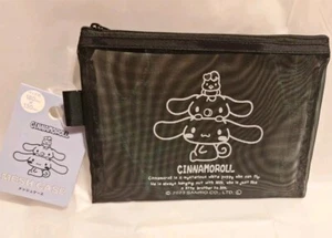 Cinnamoroll small Net zipper Makeup Organiser mesh bag Pencil case New 18x13cm - Picture 1 of 2