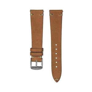 Watch Strap Leather IN Golden Brown From Jelsdal - 20 mm - - Picture 1 of 3