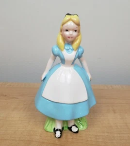 Statuina ceramica vintage Disney Alice nel paese delle meraviglie 6” porcellana Giappone - Foto 1 di 17