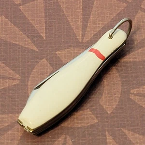 COLONIAL Mini BOWLING PIN Knife Made In USA Carbon Steel Blade - Picture 1 of 3