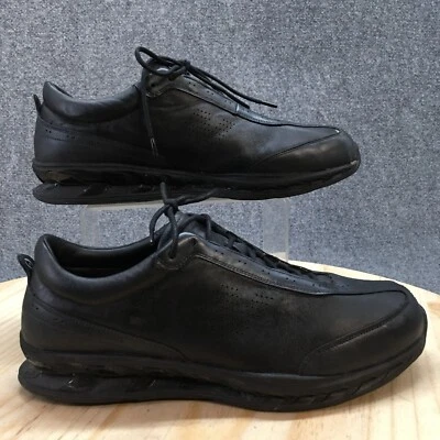 True Balance By New Balance Shoes Womens 11D Lace Up Sneakers Black Leather - Image 1 of 4