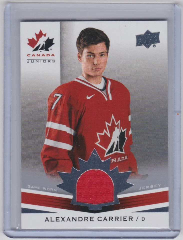 2014 UPPER DECK TEAM CANADA JUNIORS ALEXANDRE CARRIER JERSEY 152  - Image 1 of 1