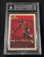MICHAEL JORDAN 1999 UPPER DECK MVP #179 GOLD SCRIPT /100 BGS 9.5 9 9.5 9 SUBS