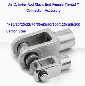 SC Air Cylinder Rod Clevis End Female Thread Y Connectors Accessory 16-200 Bore - Picture 1 of 19