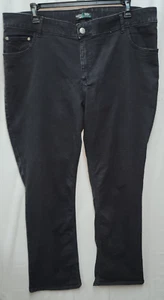 Pantalones de mezclilla Riders by Lee tiro medio corte bota talla 22W/L negros ¡USADOS EN EXCELENTE ESTADO! - Imagen 1 de 6