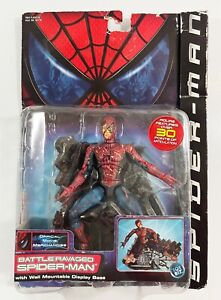 Rare ToyBiz Battle Ravaged Spider-Man Movie Series 1 Action Figure (BRAND NEW)