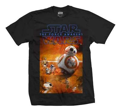 Bravado - Star Wars Episode 7 BB8 Composition T-Shirt - Schwarz
