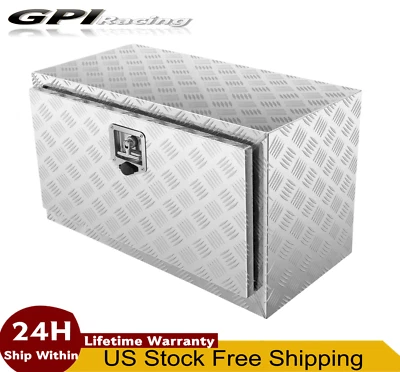 30"x14"x16" Aluminum Tool Box Truck Pickup Underbody Underbed Trailer Storage - Image 1 of 4