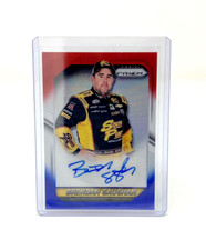 2016 Brendan Gaughan ~ Red White & Blue 38/99 Panini Prizm NASCAR ~ Autograph