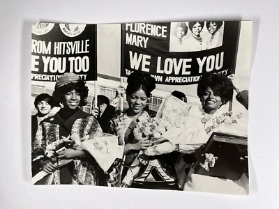 The Supremes Photo Diana Ross Mary Wilson Black And White Promo Circa 1960's - Image 1 of 4