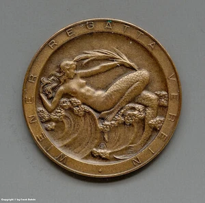 Bronze Medaille -WIENER REGATTA VEREIN 43. Grosse Wiener Regatta 1928- monogr. - Bild 1 von 5