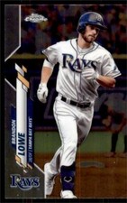 2020 Topps Chrome Base #119 Brandon Lowe - Tampa Bay Rays