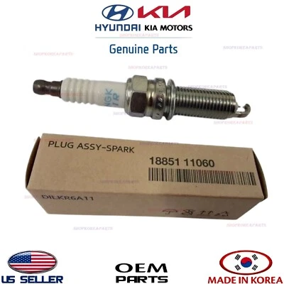 Genuine OEM Spark Plug Assembly 2008-2014 Hyundai Genesis 2011-2016 Kia Optima - Image 1 of 2