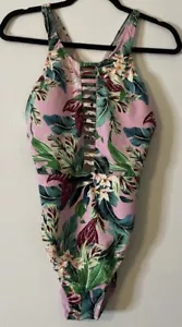 Miraclesuit donna multicolore tropicale unico pezzo costume da bagno spiaggia taglia Grande - Foto 1 di 11