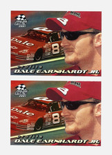 (2) Dale Earnhardt Jr 2001 Press Pass Stealth "Profile" #PR6 (NM-MT Inserts)