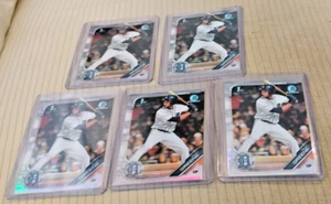 (5) Bowman 2019 cromo draft béisbol Riley Greene RC #BDC-REFRACTORES - Imagen 1 de 1