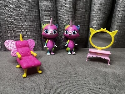 Arco Iris Mariposa Unicornio Gatito Feroz Felicity Figuras Repuesto Lote Juguete Foto 1 de 4