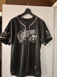 Nightmare Before Christmas Jack Skelington / #0 Disney Baseball Jersey Size L - Picture 1 of 2