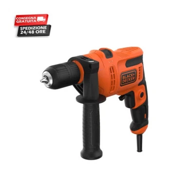 Trapano Avvitatore Elettrico BLACK DECKER a percussione mandrino autoserrante - Immagine 1 di 4