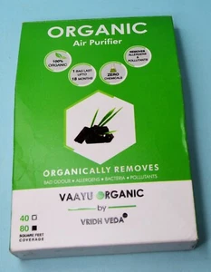 Vaayu Organic Air Purifier 80 sf coverage reusable up to 18 months - Picture 1 of 3