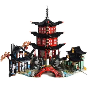 *NEW* UNBRANDED MOC 70751 NINJAGO: Temple of Airjitzu Building Blocks 2028pcs - Picture 1 of 22