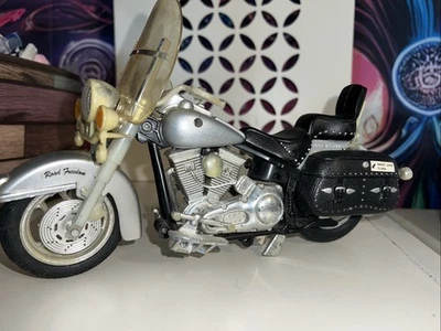 TOY STATE 1994 ROAD FREEDOM TURBO CHOPPER PLATA SONIDOS LUCES FLASH PROBADO Foto 1 de 4