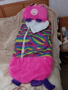 Brightly Colored Roll-Up Nap Mat Pad with Attached Plush Pillow - Picture 1 of 4