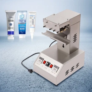 Máquina de sellado de tubos ajustable 110 V se adapta a sellador de tubos cosméticos de plástico compuesto - Imagen 1 de 21
