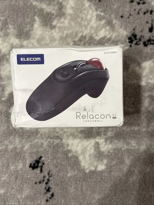 Elecom Mouse Wireless Receiver Included Trackball Handy Type Relacon - Image 1 of 4