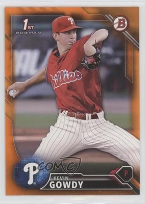 2016 Bowman Draft Draft Picks Orange /25 Kevin Gowdy #BD-5 - Image 1 of 2