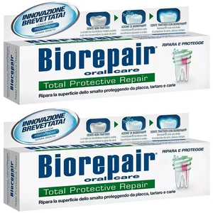 2x Biorepair 75ml Fluoridfreie Zahnpasta - Zahnschmelzreparatur & Totalschutz - Bild 1 von 5